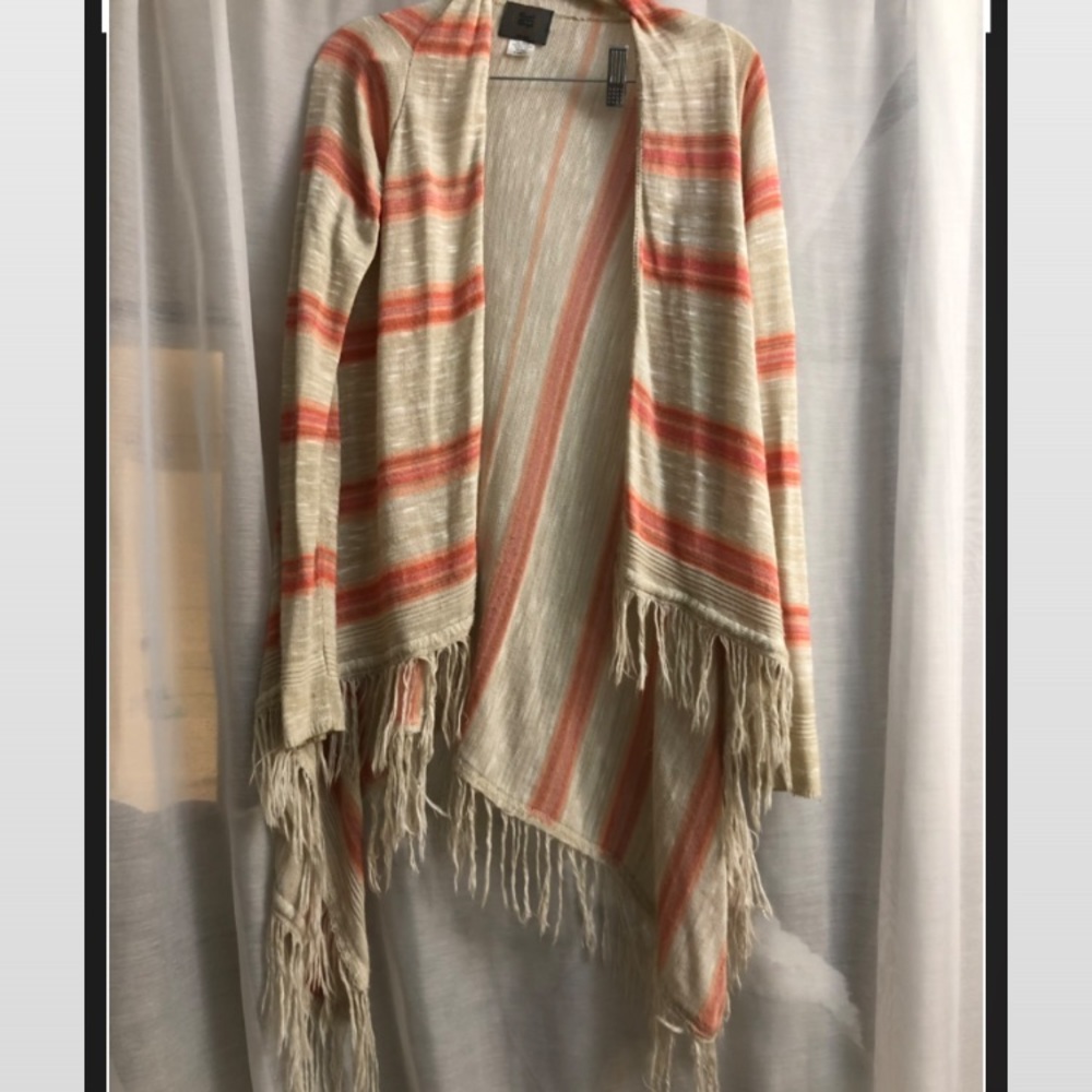 Fringe cardigan